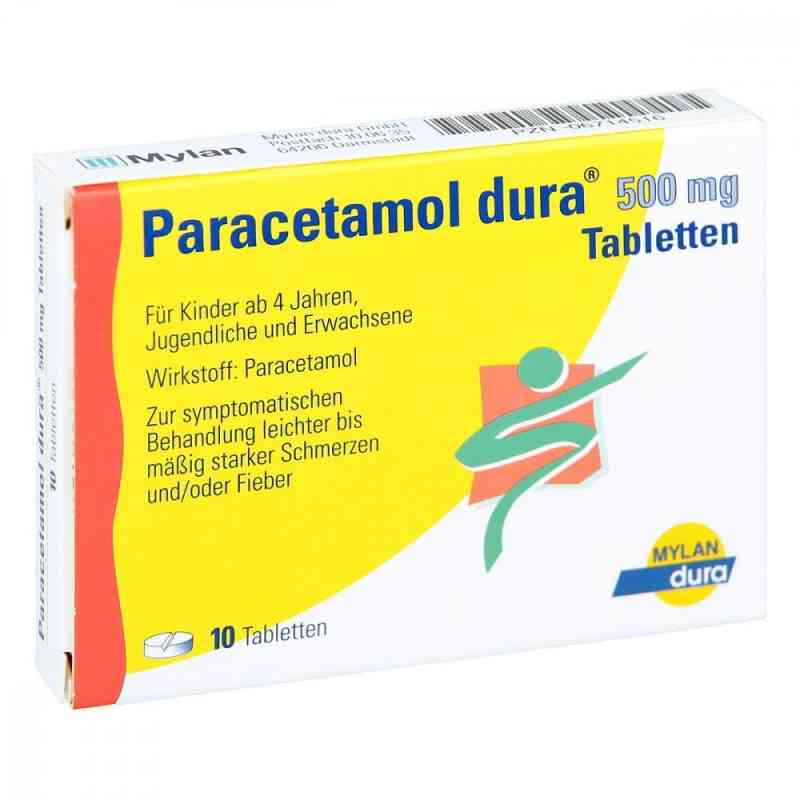 Paracetamol dura 500 mg Tabl. 10 szt. od Viatris Healthcare GmbH PZN 06714516