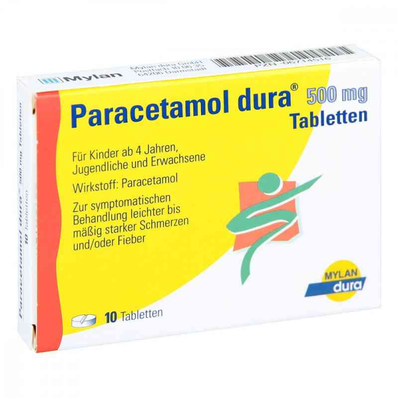 Paracetamol dura 500 mg Tabl. 10 szt. od Viatris Healthcare GmbH PZN 06714516