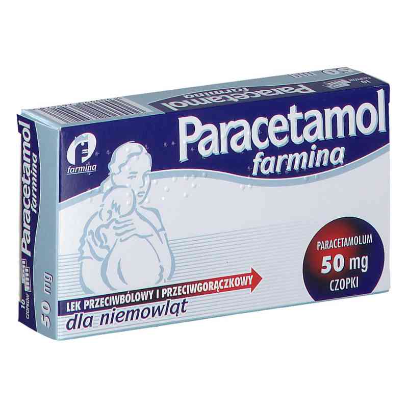 Paracetamol Farmina czopki 10  od FARMINA SP. Z O.O. PZN 08302416