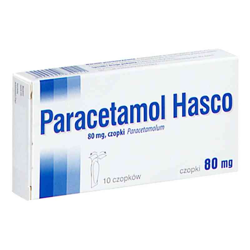 Paracetamol Hasco czopki 80 mg 10  od PRZEDSIĘBIORSTWO PRODUKCJI FARMACEUTYCZNEJ HASCO-L PZN 08304764