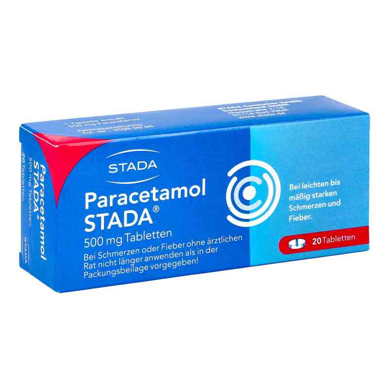 Paracetamol Stada 500 mg tabletki 20 szt. od STADA GmbH PZN 00423568