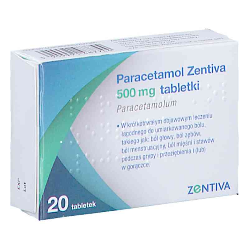 Paracetamol Zentiva tabletki 20  od S.C. ZENTIVA S.A. PZN 08305340