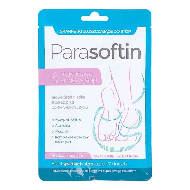 PARASOFTIN Skarpetki złuszczające do stóp 1  od ADEX COSMETICS & PHARMA PZN 08304284