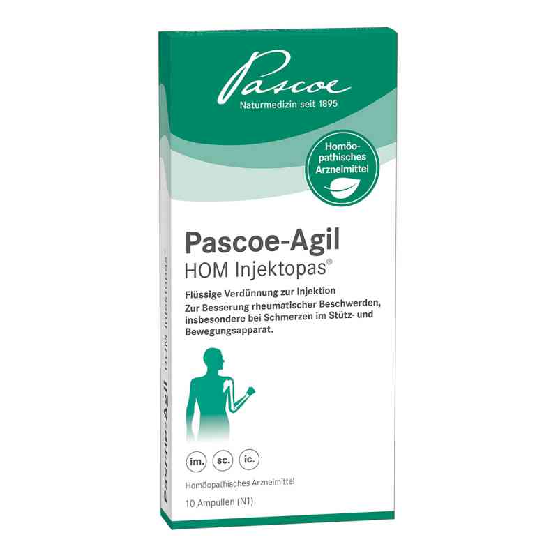 Pascoe Agil HOM Injektopas ampułki 10X2 ml od Pascoe pharmazeutische Präparate PZN 05952596