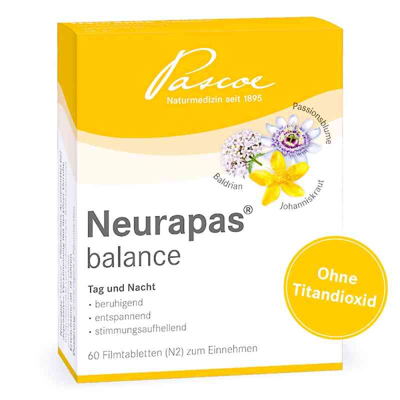 Pascoe NEURAPAS balance, tabletki powlekane 60 szt. od Pascoe pharmazeutische Präparate PZN 01498137