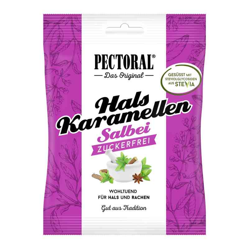 Pectoral karmelki z szałwią na gardło 60 g od WEPA Apothekenbedarf GmbH & Co KG PZN 00672716