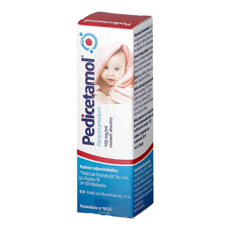 Pedicetamol krople 100 mg/ml  30 ml od LABORATORIOS ERN S.A. PZN 08300955