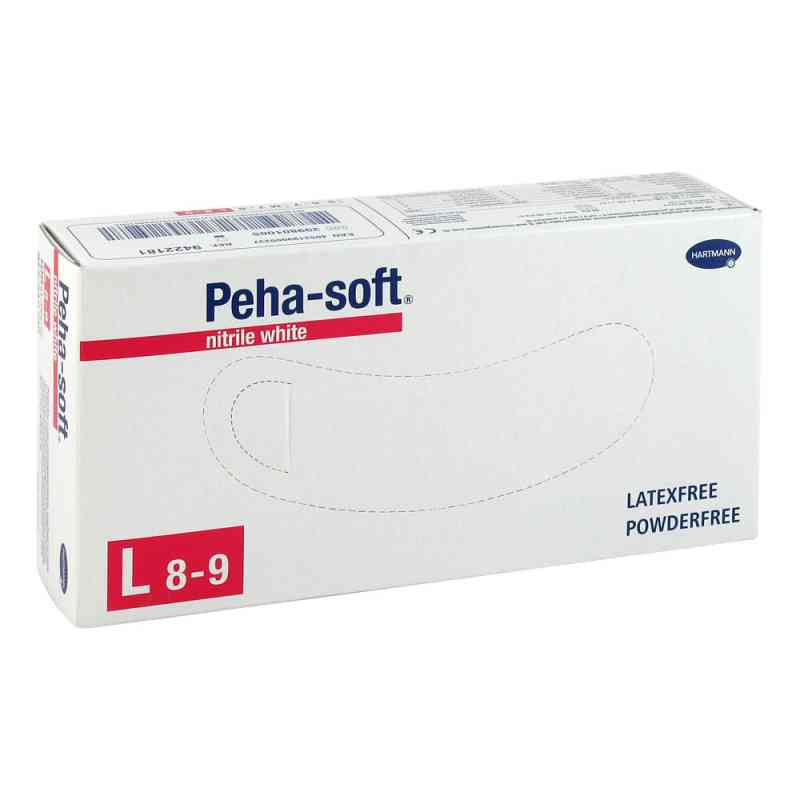 Peha Soft nitrile white Unt.hands. pud.fr. unsteril  L 100 szt. od PAUL HARTMANN AG PZN 09339042