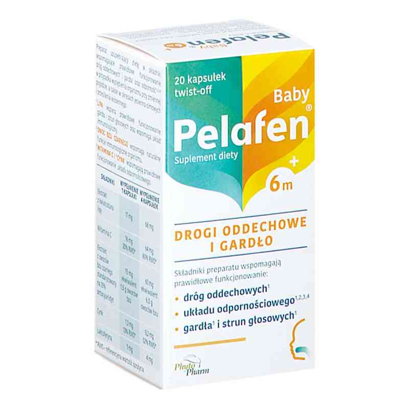 Pelafen Baby 6m+ kapsułki twist-off 20  od PHYTOPHARM KLĘKA S.A. PZN 08300863