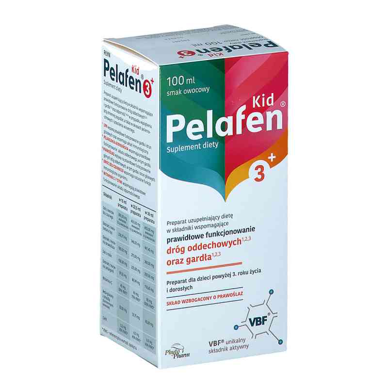 Pelafen Kid 3+ syrop 100 ml od PHYTOPHARM KLĘKA S.A. PZN 08301029