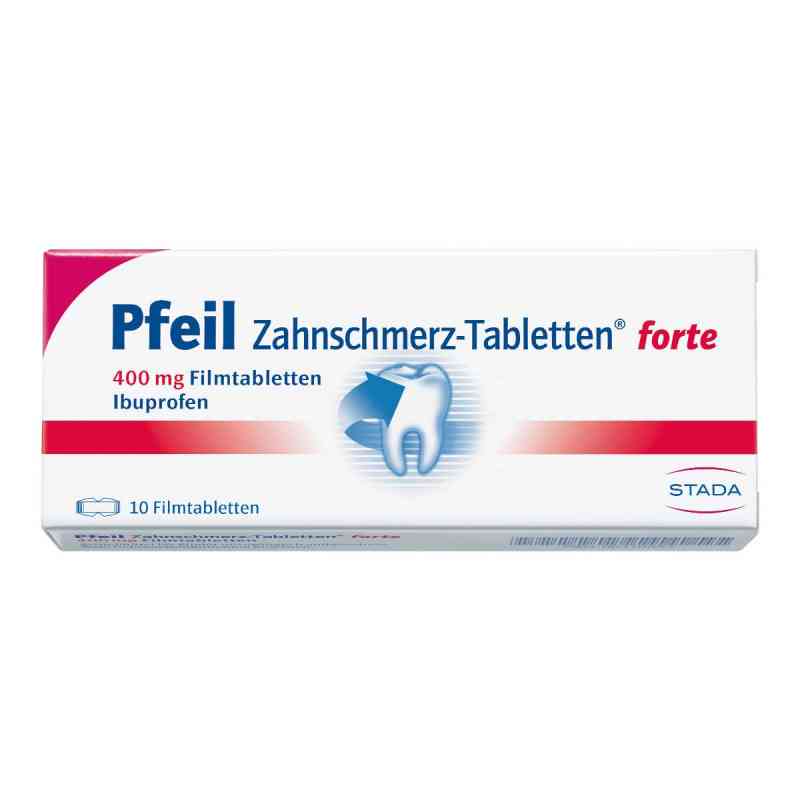 Pfeil Zahnschmerz Filmtabletten forte 10 szt. od STADA GmbH PZN 00410554