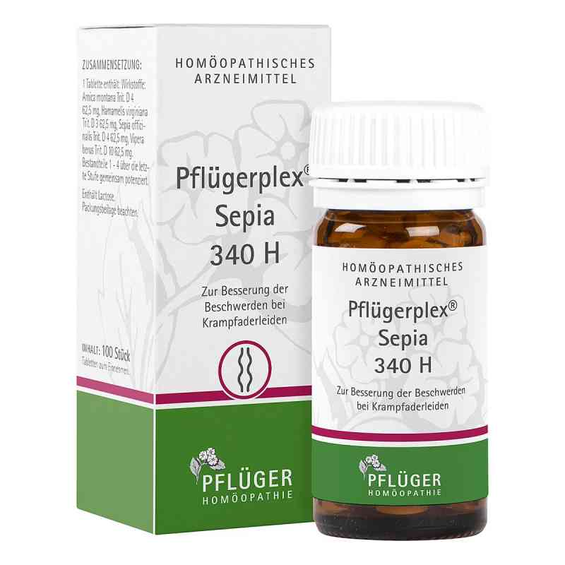 Pfluegerplex Sepia 340 H Tabl. 100 szt. od Homöopathisches Laboratorium Alexander Pflüger Gmb PZN 01077163