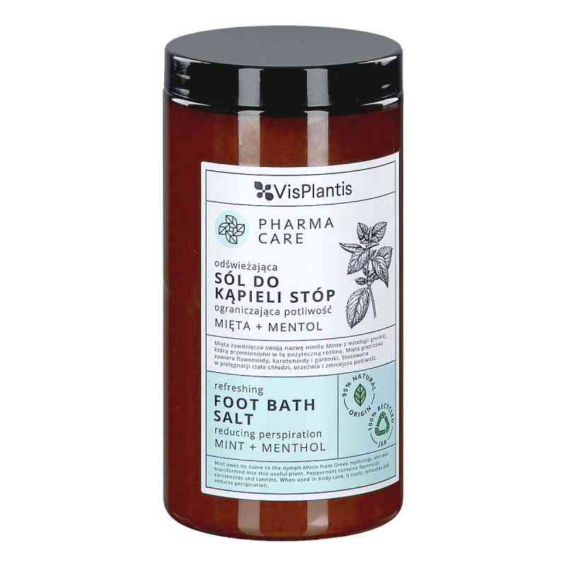 Pharma Care Sól do kąpieli stóp odświeżająca mięta, mentol 560 g od SŁOMIANA PRACOWNIA PZN 08305449
