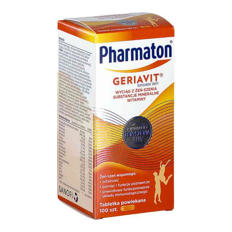 Pharmaton Geriavit tabletki powlekane 100  od ROTTENDORF PHARMA GMBH PZN 08301878