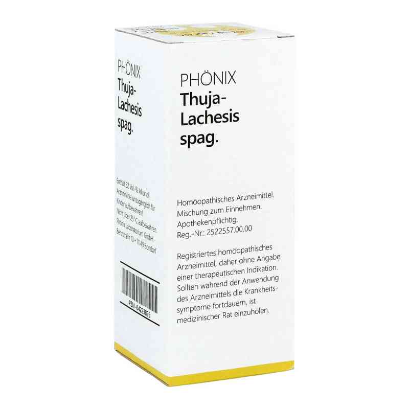 Phoenix Thuja lachesis spag. Tropfen 100 ml od PHöNIX LABORATORIUM GmbH PZN 04223895