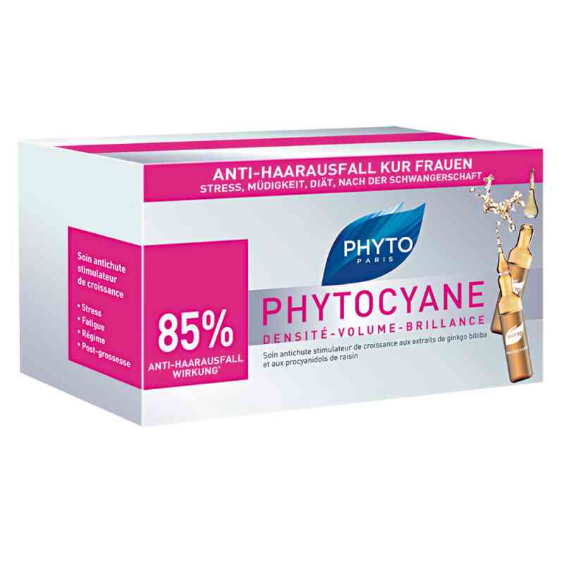 Phyto Phytocyane ampułki na wypadanie włosów dla kobiet 12X7.5 ml od Laboratoire Native Deutschland GmbH PZN 04539463