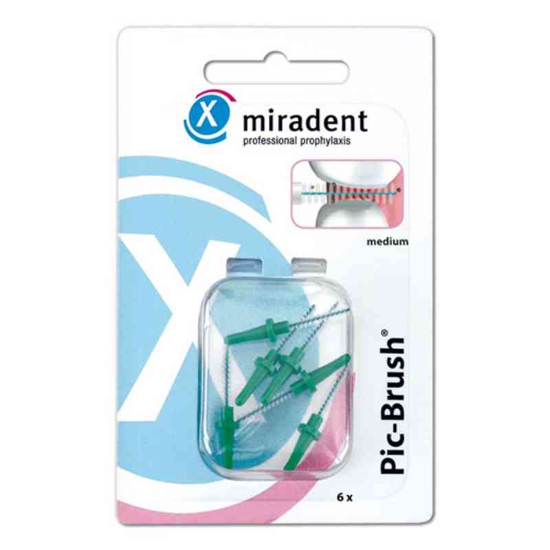 Pic Brush Interdentalb.ersatzb. gruen 2,2mm 6 szt. od Megadent Deflogrip Gerhard Reeg GmbH PZN 02106145