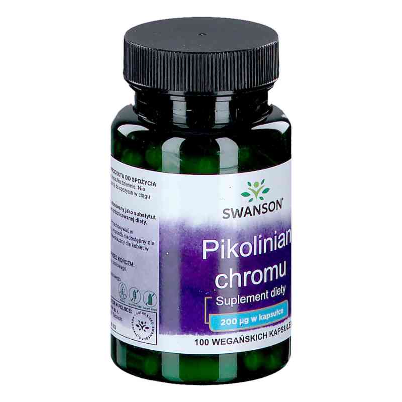 Pikolinian Chromu Swanson kapsułki 100  od SWANSON HEALTH PRODUCTS PZN 08306103