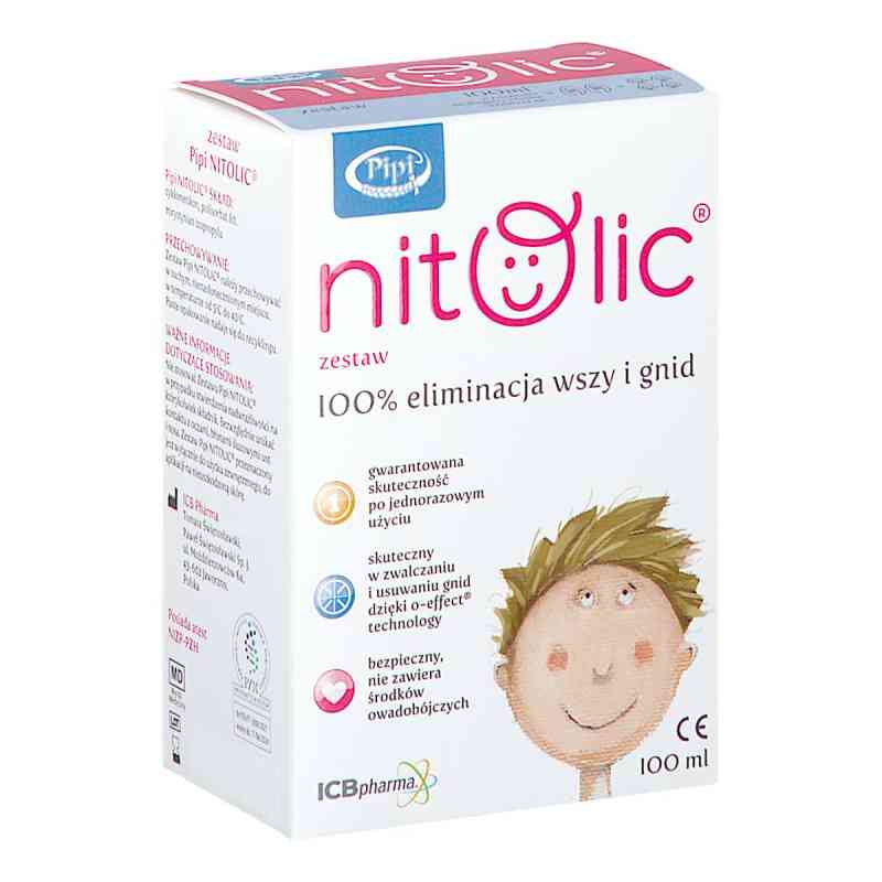 Pipi Nitolic zestaw na wszy 100 ml od ICB PHARMA SP. J. PZN 08303853