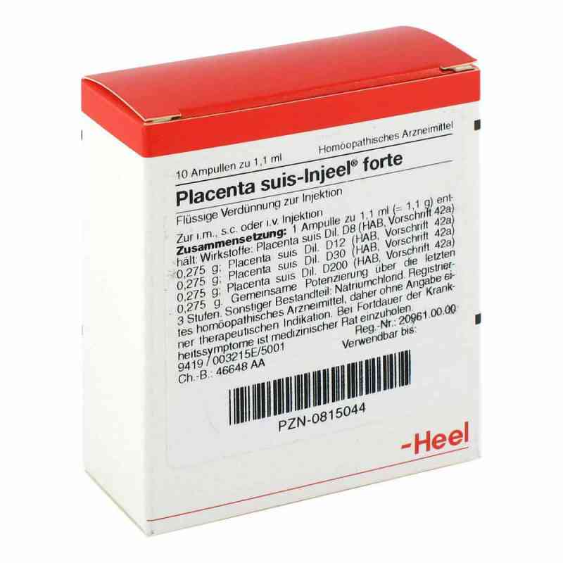 Placenta Suis Injeele forte ampułki 10 szt. od Biologische Heilmittel Heel GmbH PZN 00815044