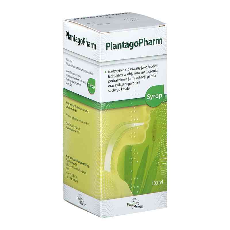 PlantagoPharm syrop z babki lancetowatej 100 ml od PHYTOPHARM KLĘKA S.A. PZN 08301120