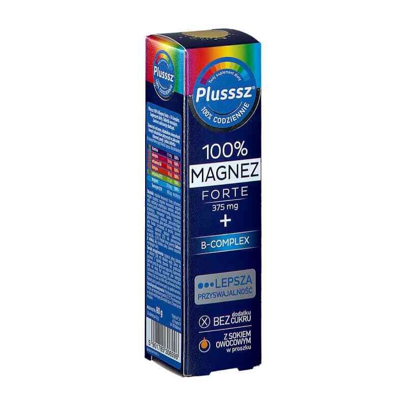 Plusssz 100% Magnez Forte + B-Complex 20  od POLSKI LEK  PZN 08301012