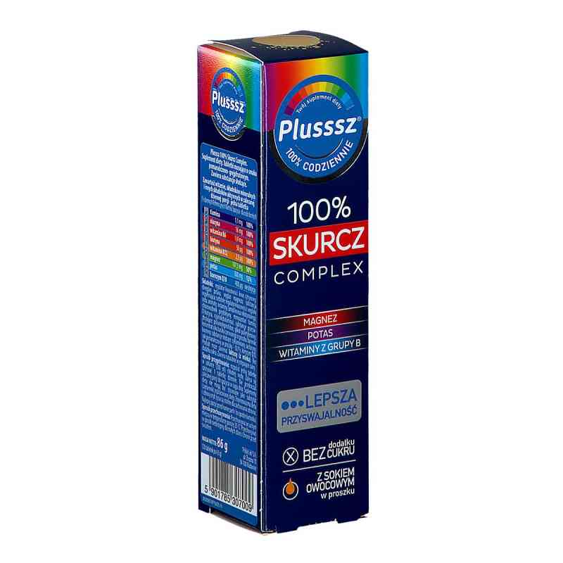 Plusssz 100% Skurcz Complex tabletki musujące 20 tabl. od POLSKI LEK  PZN 08301074