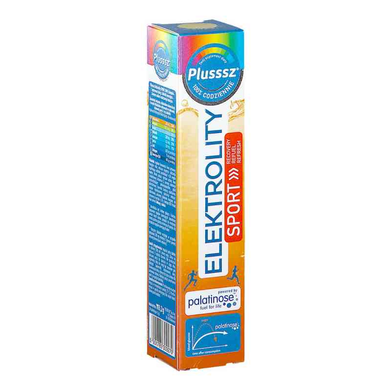 Plusssz Elektrolity Sport 100% Complex tabletki musujące 24 tabl. od POLSKI LEK  PZN 08303218