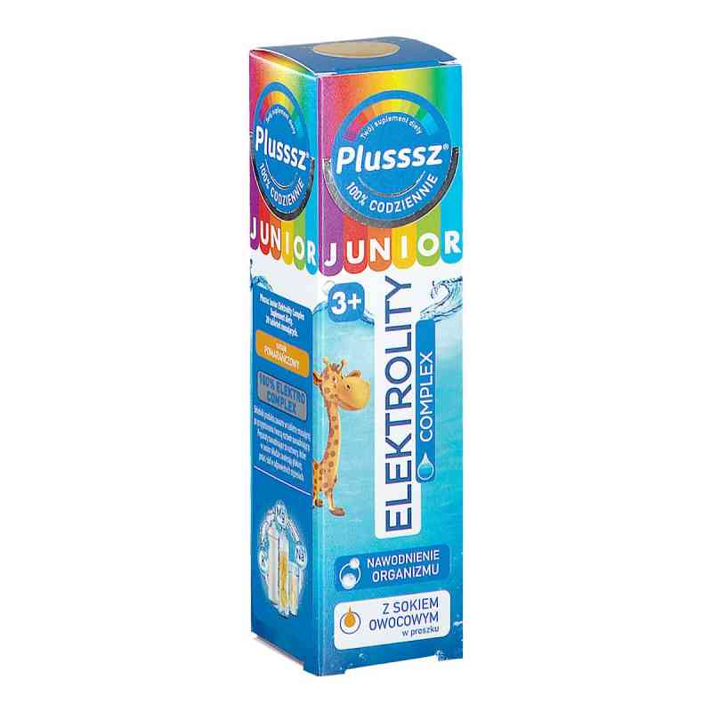 Plusssz Junior Elektrolity Complex tabletki musujące 20  od POLSKI LEK  PZN 08303217