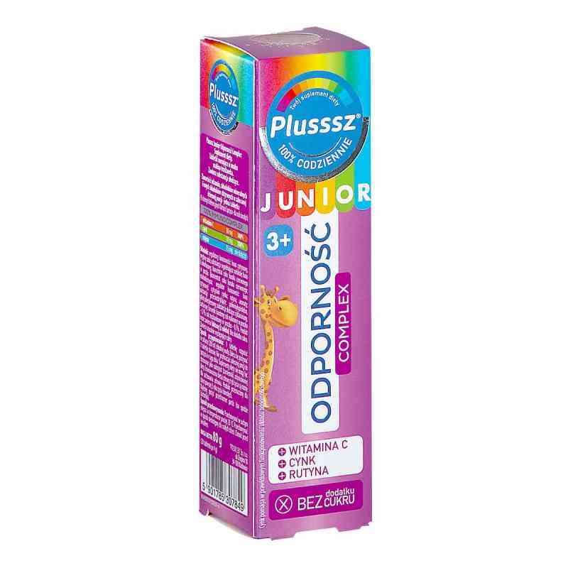 Plusssz Junior Odporność Complex tabletki musujące 20 tabl. od POLSKI LEK  PZN 08303603