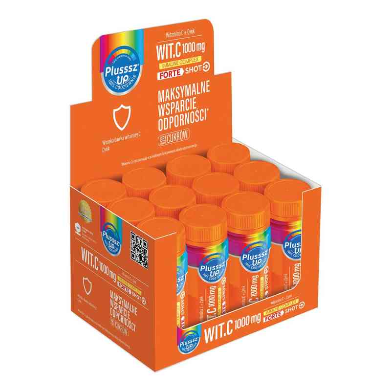 Plusssz Up Wit.C 1000 mg Immune Complex Forte Shot 12 butelka od POLSKI LEK  PZN 08306439
