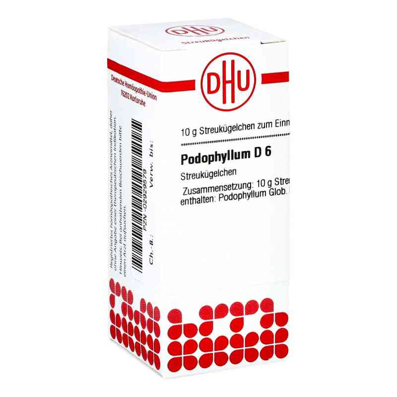 Podophyllum D 6 w granulkach 10 g od DHU-Arzneimittel GmbH & Co. KG PZN 02929579