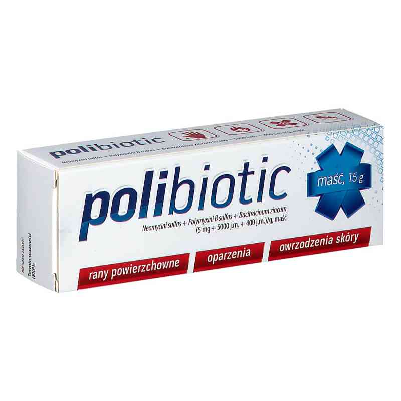 Polibiotic maść 15 g od AFLOFARM FARMACJA POLSKA SP. Z O.O. PZN 08302809