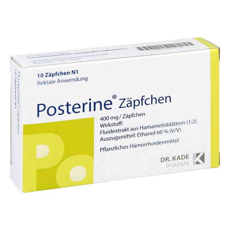 Posterine Suppos. 10 szt. od DR. KADE Pharmazeutische Fabrik  PZN 06876360