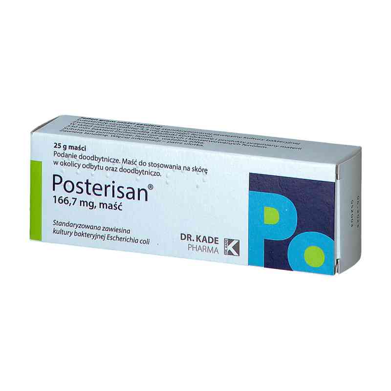 Posterisan maść 166,7 mg 25 g od DR KADE PHARMAZEUT.FABRIK GMBH PZN 08300180