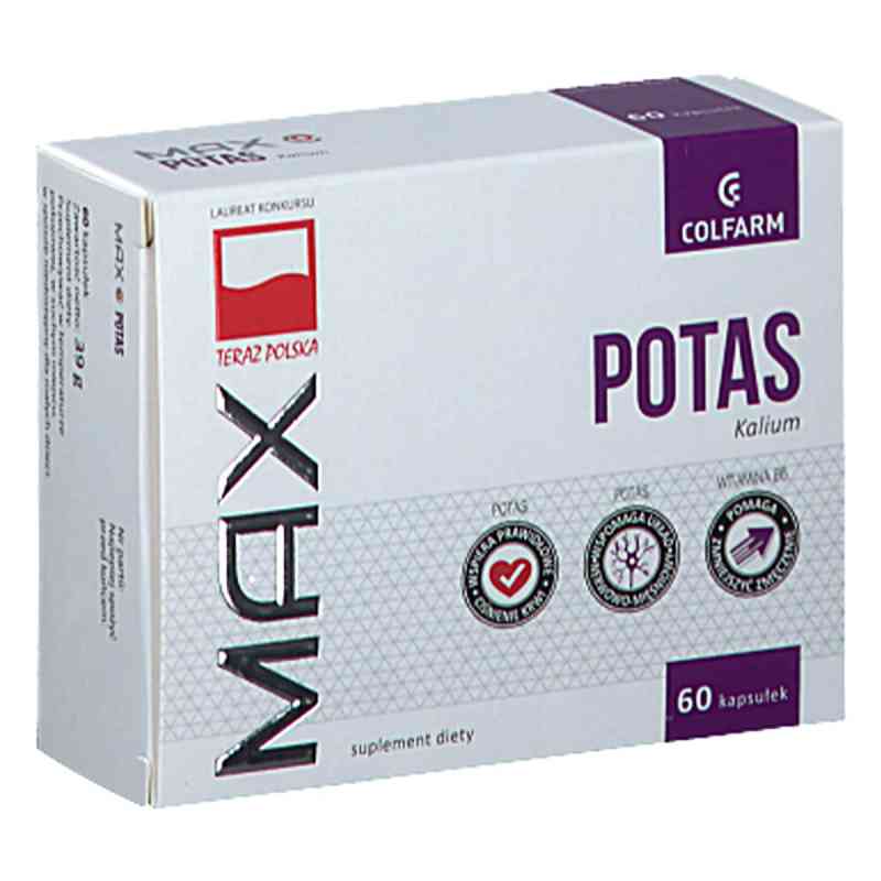Potas Max kapsułki 60  od ZAKŁADY FARM. COLFARM PZN 08304787