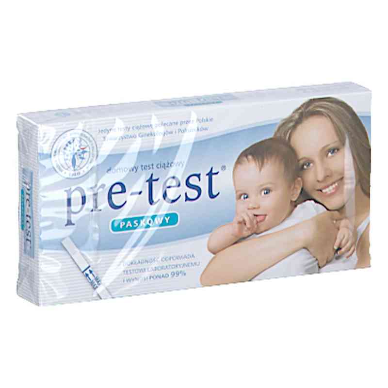 Pre-Test Test ciążowy paskowy 1  od NORIS POLSKA SP. Z O.O. PZN 08305116