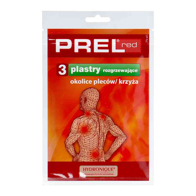 Prel Red plaster rozgrzewający 3  od GENEXO SP. Z O.O. PZN 08300870