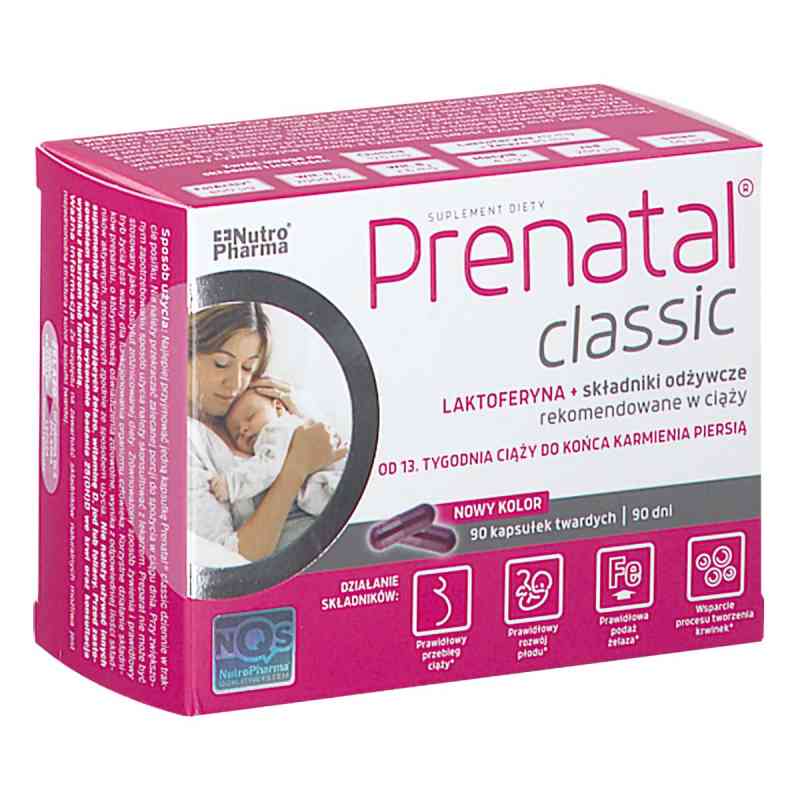 Prenatal Classic kapsułki 90  od HOLBEX SP. Z O.O. PZN 08300481