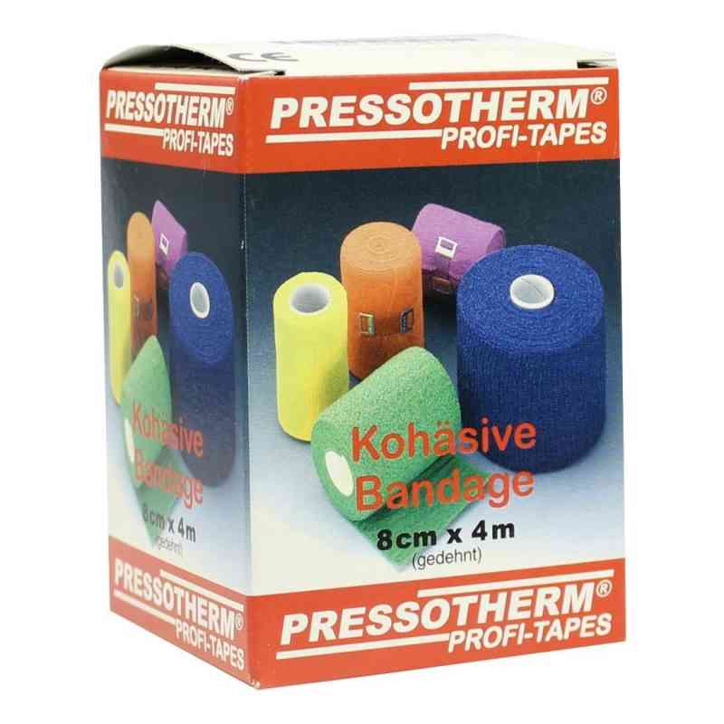Pressotherm Kohaesive Bandage 8cmx4m gelb 1 szt. od ABC Apotheken-Bedarfs-Contor Gmb PZN 02002434