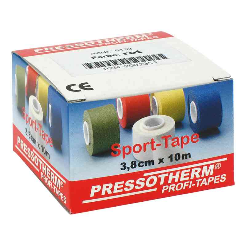 Pressotherm Sport-tape 3,8cmx10m rot 1 szt. od ABC Apotheken-Bedarfs-Contor GmbH PZN 02002351