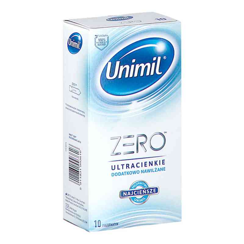 Prezerwatywy UNIMIL Zero lateksowe ultracienkie 10  od SURETEX LTD PZN 08303333
