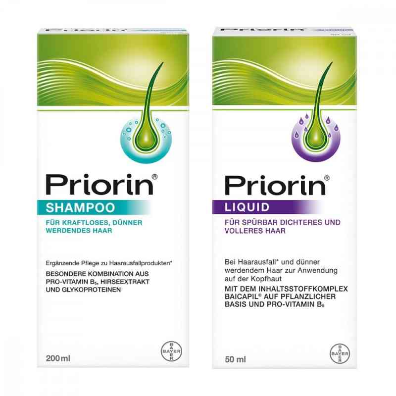 Priorin zestaw szampon + płyn przeciw wypadaniu włosów 1 szt. od Bayer Vital GmbH PZN 08100081