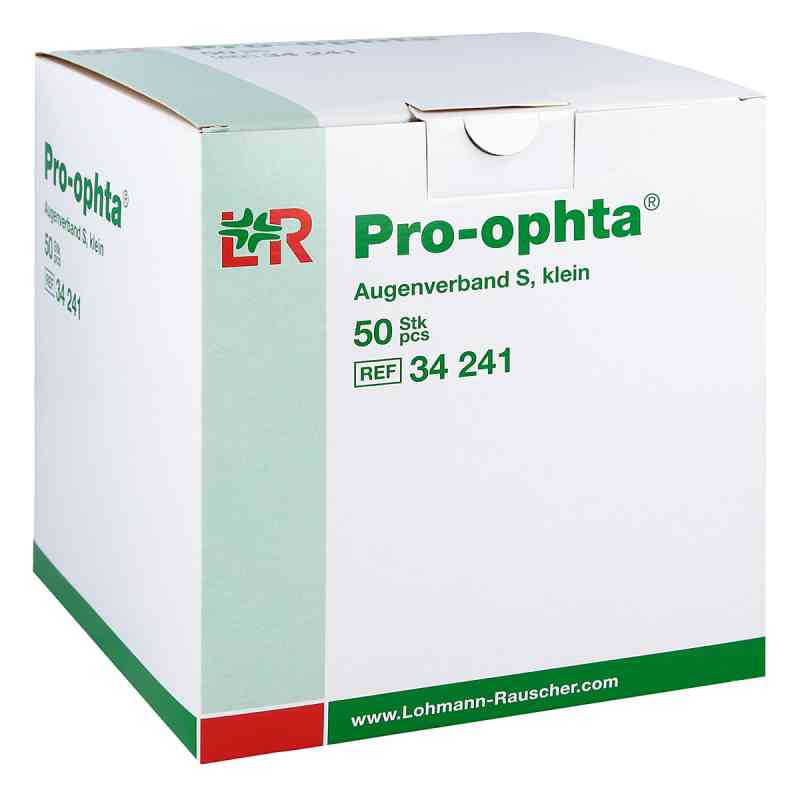 Pro Ophta opatrunek na oko rozmiar S: 7,2x10 cm 50 szt. od Lohmann & Rauscher GmbH & Co.KG PZN 07202178