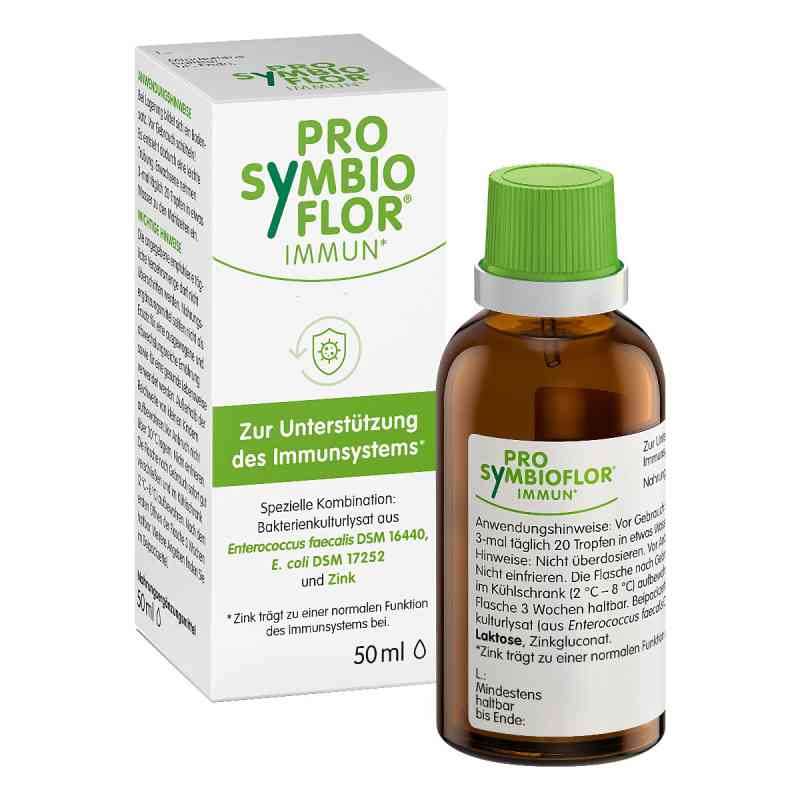 Pro-symbioflor Immun Mit Bakterienkulturen & Zink płyn 50 ml od Klinge Pharma GmbH PZN 17991785
