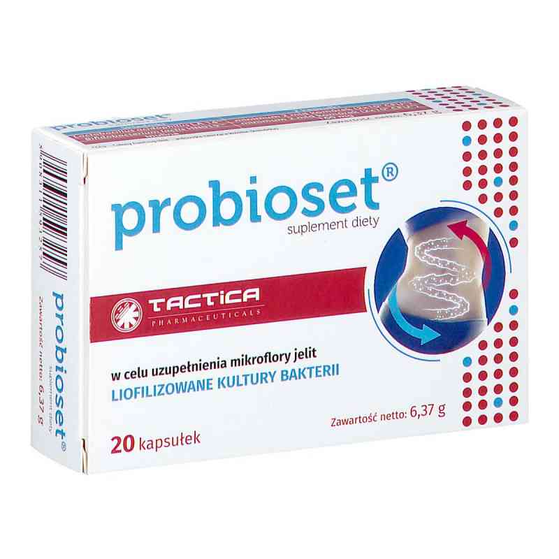Probioset kapsułki 20  od TACTICA PHARMACEUTICALS SP. Z O.O. PZN 08302746