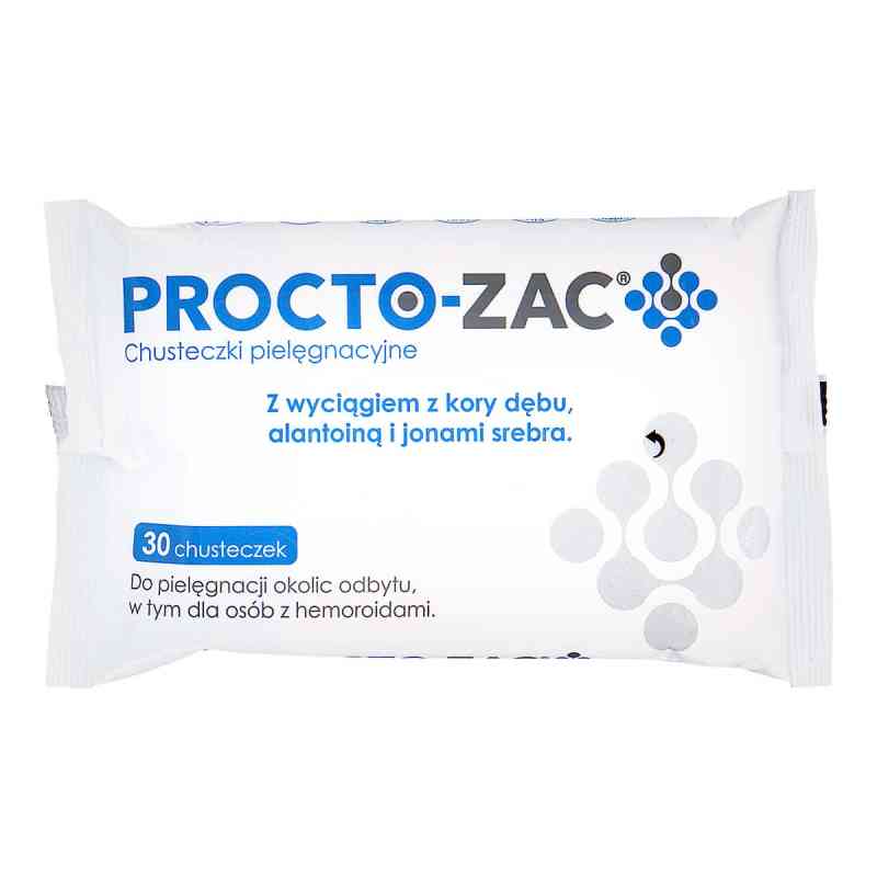 Procto-Zac Chusteczki pielęgnacyjne 30  od HEXANOVA SP. Z O.O. PZN 08305348