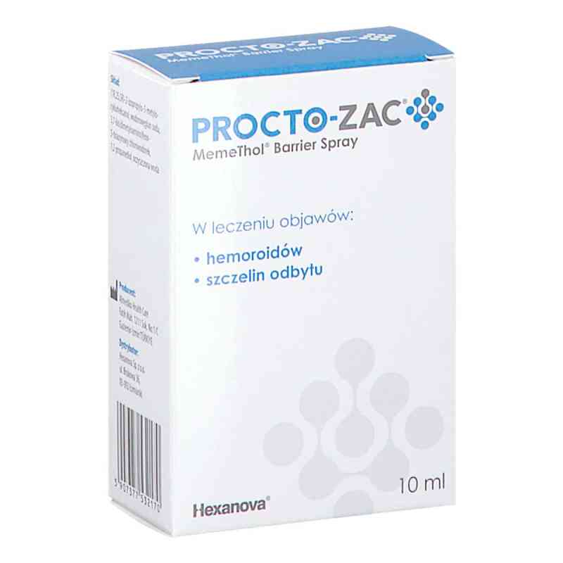 Procto-zac MemeThol Barrier spray 10 ml od ALMEDIKO HELTH CARE  PZN 08304140