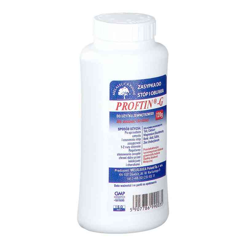 Proftin G zasypka do stóp i obuwia 120 g od MELALEUCA POLAND GLIWICE SP.POLSKA-AUSTRAL. PZN 08302549