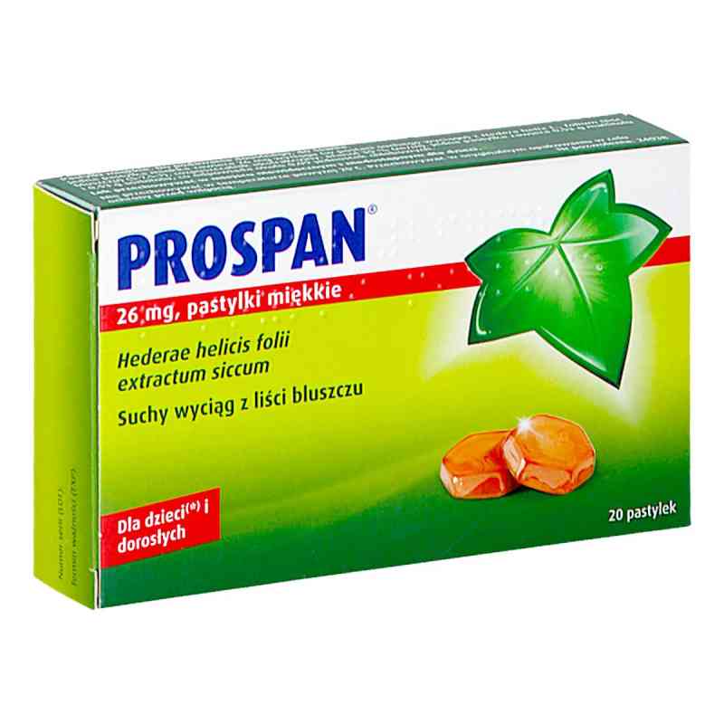 Prospan pastylki miękkie 20  od ENGELHARD ARZNEIMITTEL GMBH & CO KG PZN 08303819